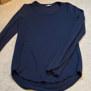 Wilfred free Navy Long Sleeve Top